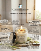 Clary Sage & Lemongrass | Essential Oil | 3 oz Jar Candle