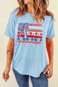 Coquette American Flag Graphic