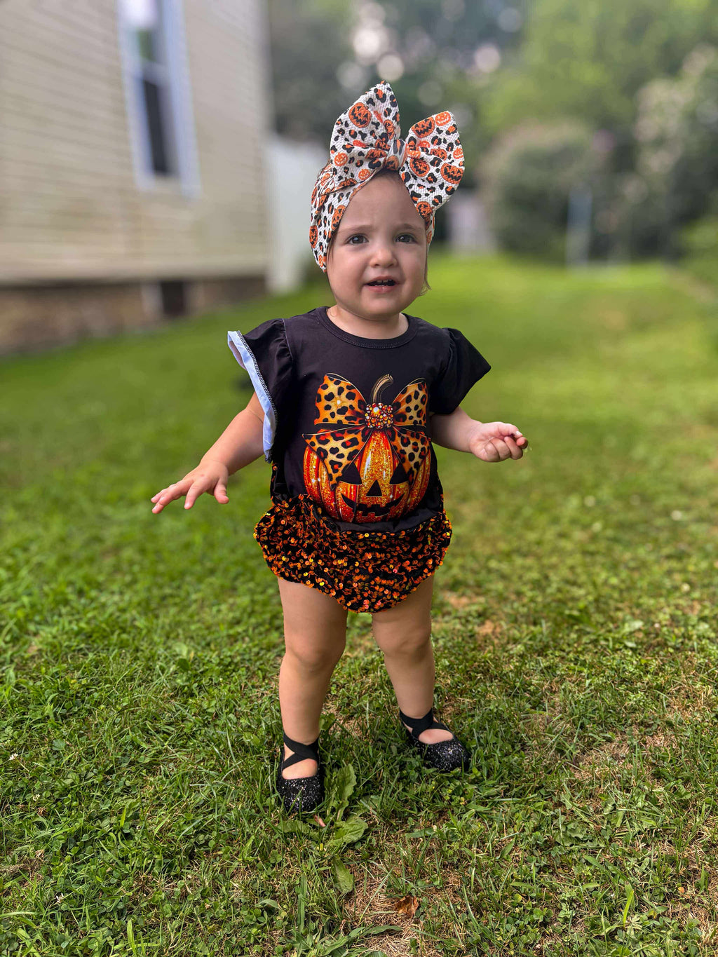 Pumpkin bow flutter leo only