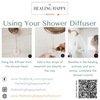 Shower Diffuser for Essential Oils in the Shower or the Car