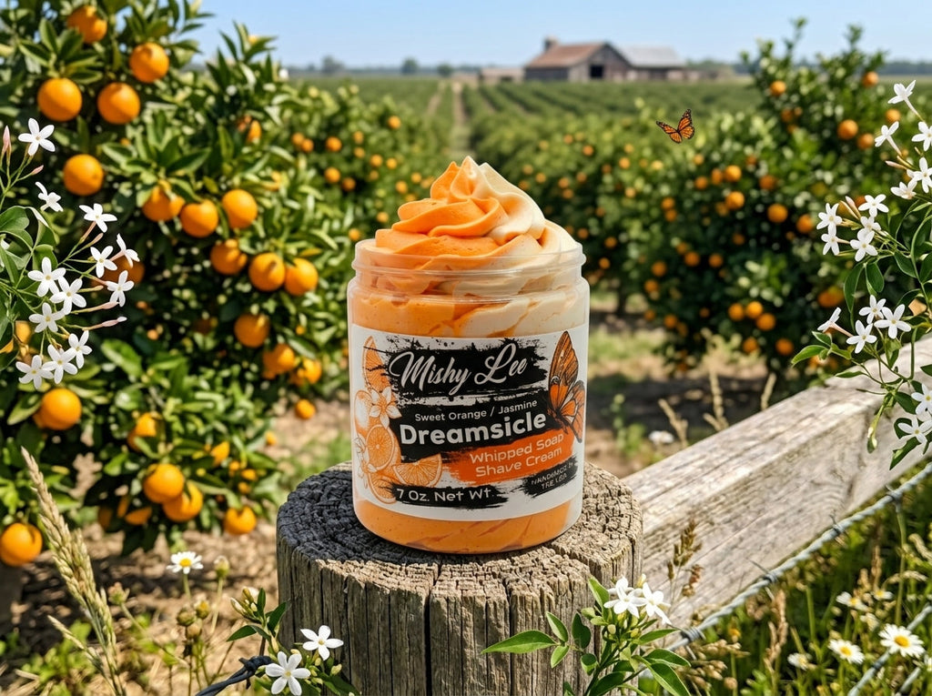 Dreamsicle Whipped Soap and Shave Cream