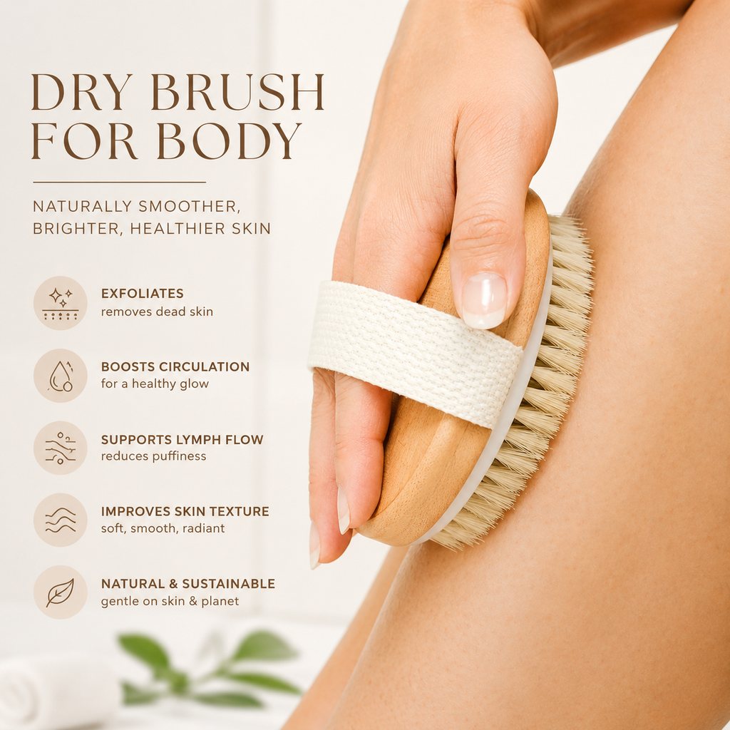 Dry Brush for Your Body and Healthy Skin Care