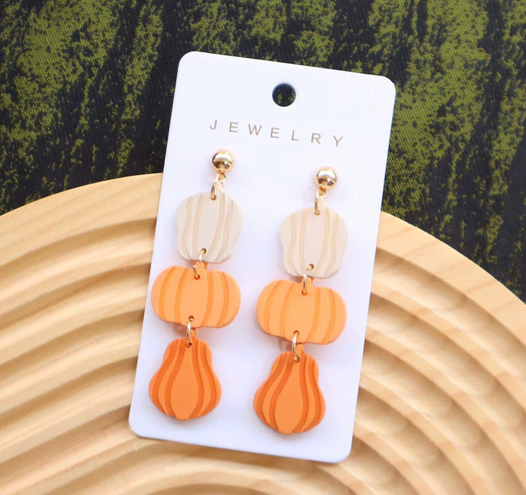 Pumpkin Earrings
