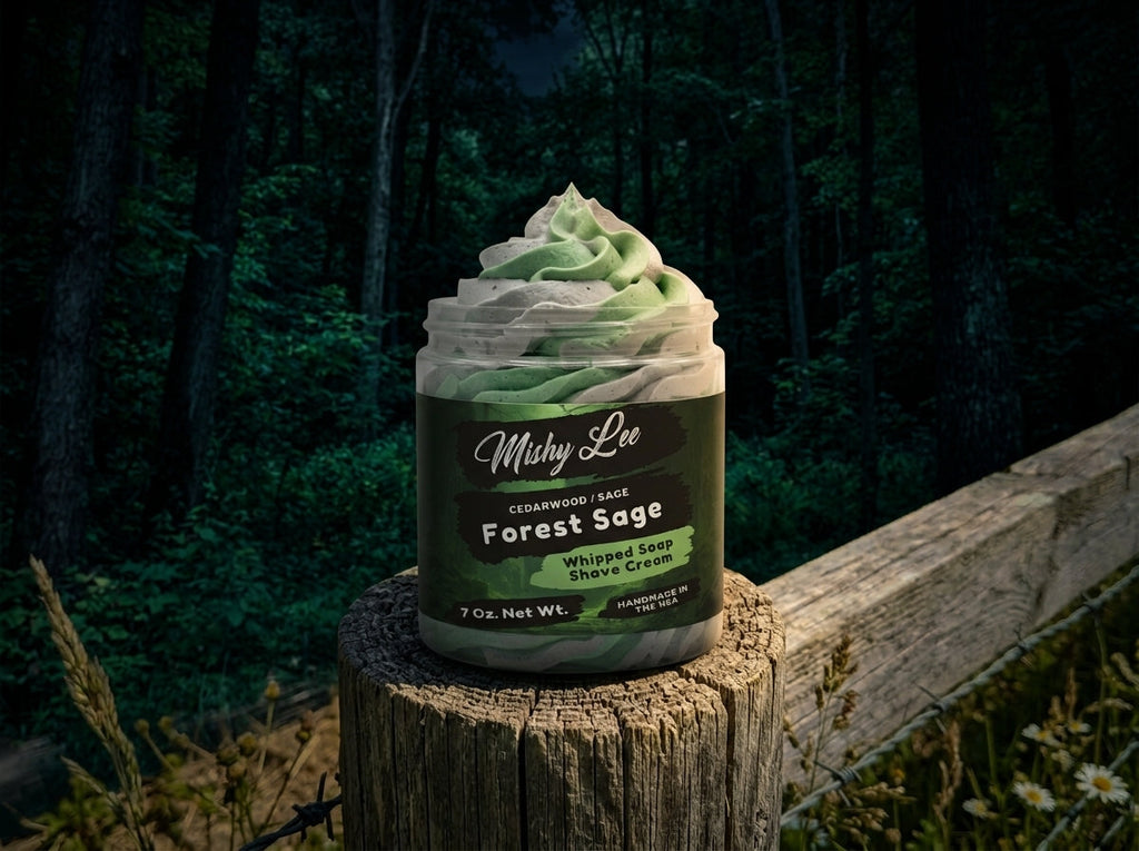 Forest Sage Men's Whipped Soap and Shave Cream