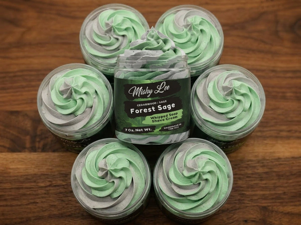 Forest Sage Men's Whipped Soap and Shave Cream