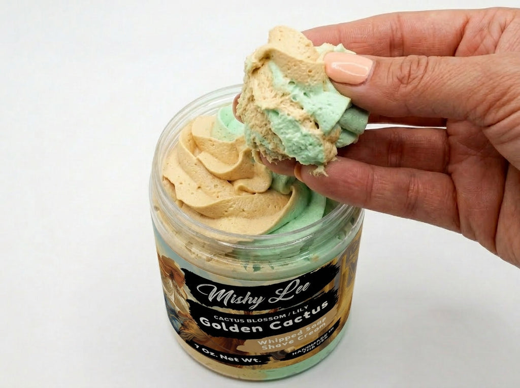 Golden Cactus Whipped Soap and Shave Cream