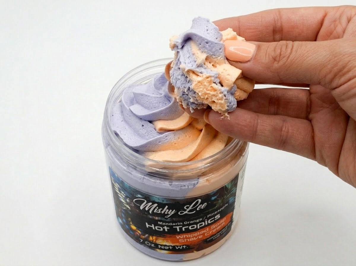 Hot Tropics Whipped Soap and Shave Cream