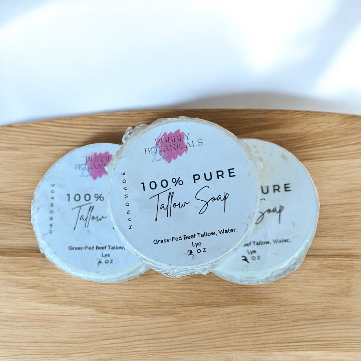 Tallow Mini Soaps – Natural Handmade Tallow Soap Bars for Gift or Travel