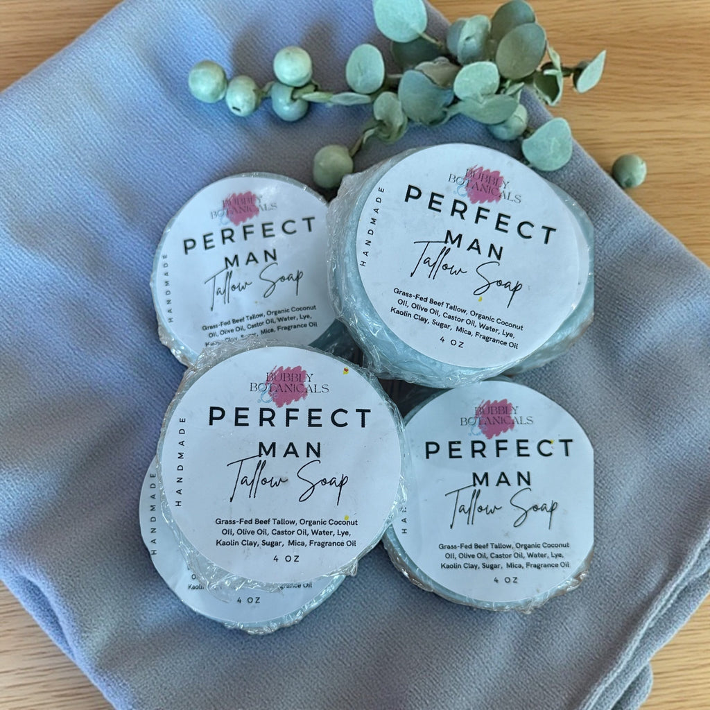 Tallow Mini Soaps – Natural Handmade Tallow Soap Bars for Gift or Travel