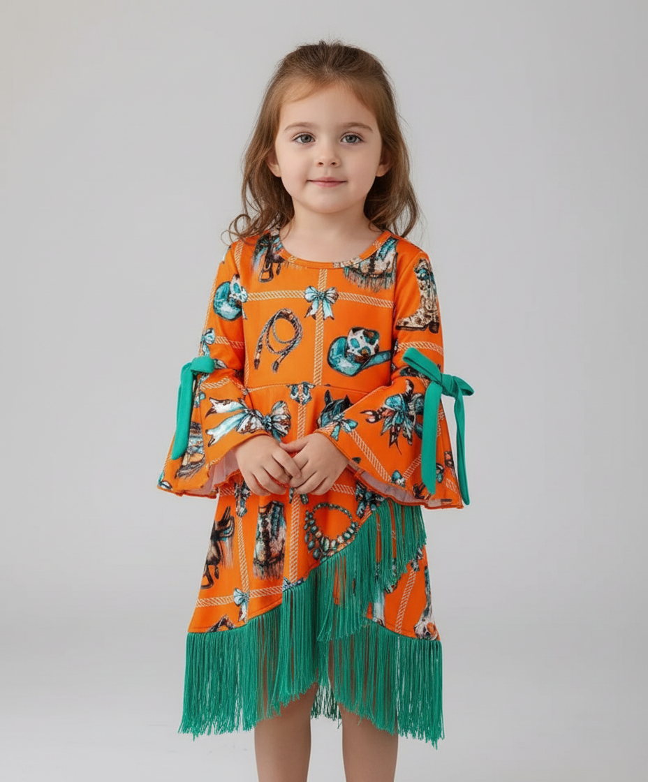 Western fringe dress