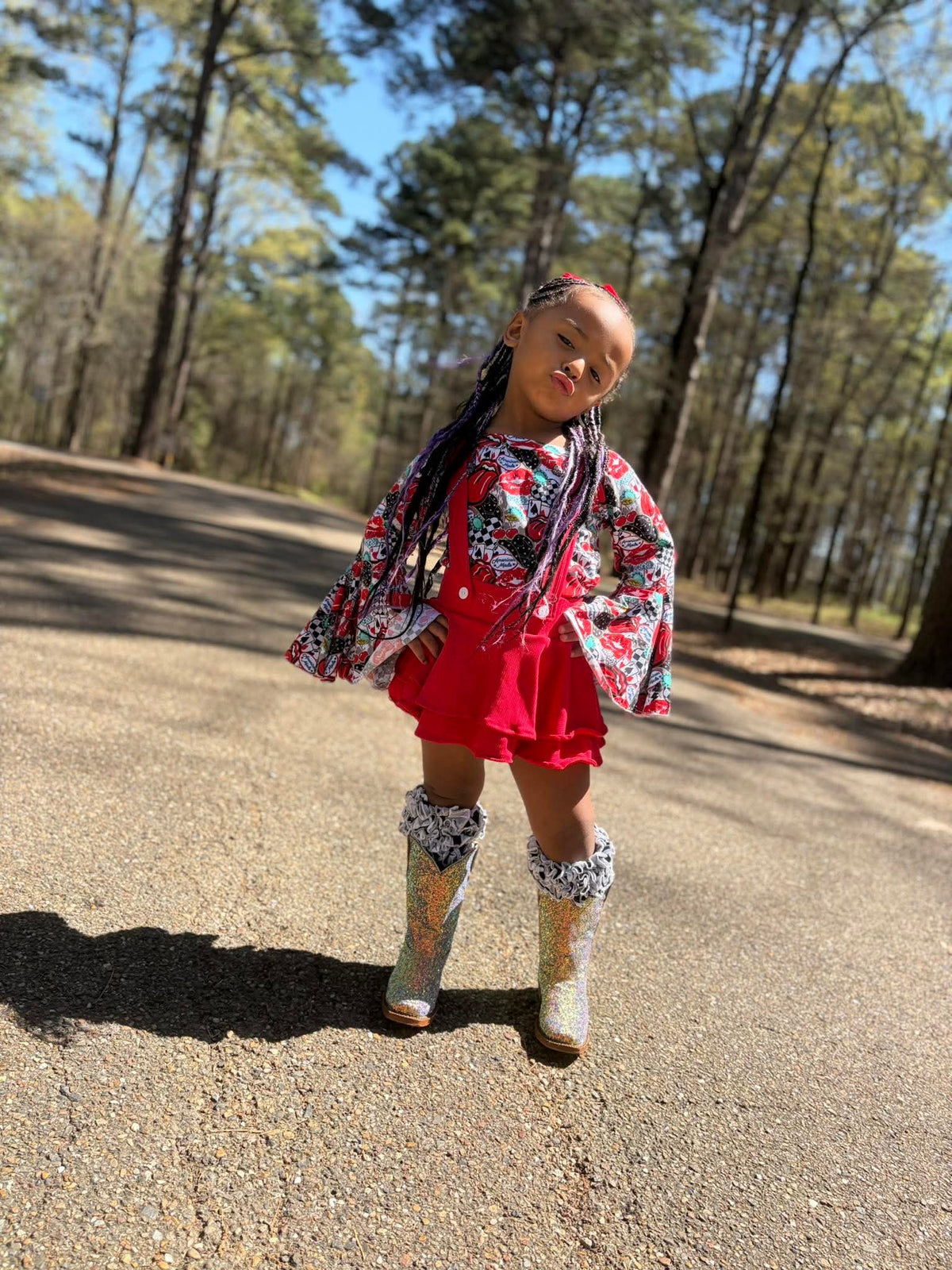 Printed Boot Socks