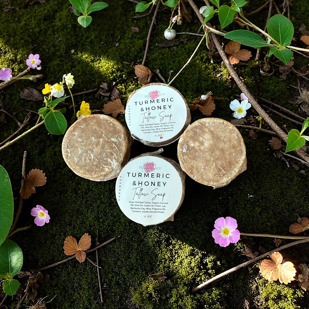 Tallow Mini Soaps – Natural Handmade Tallow Soap Bars for Gift or Travel
