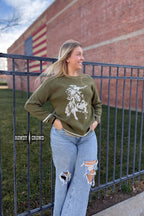 OLIVE Wild & Western Sweater