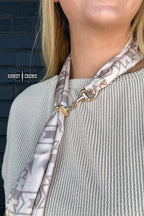 Snazzy Snaffle Scarf Slide