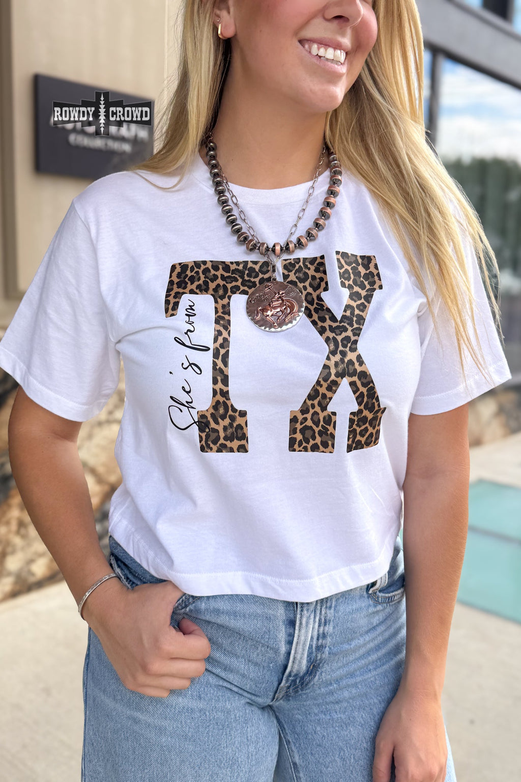 She's From TX Boxy Tee