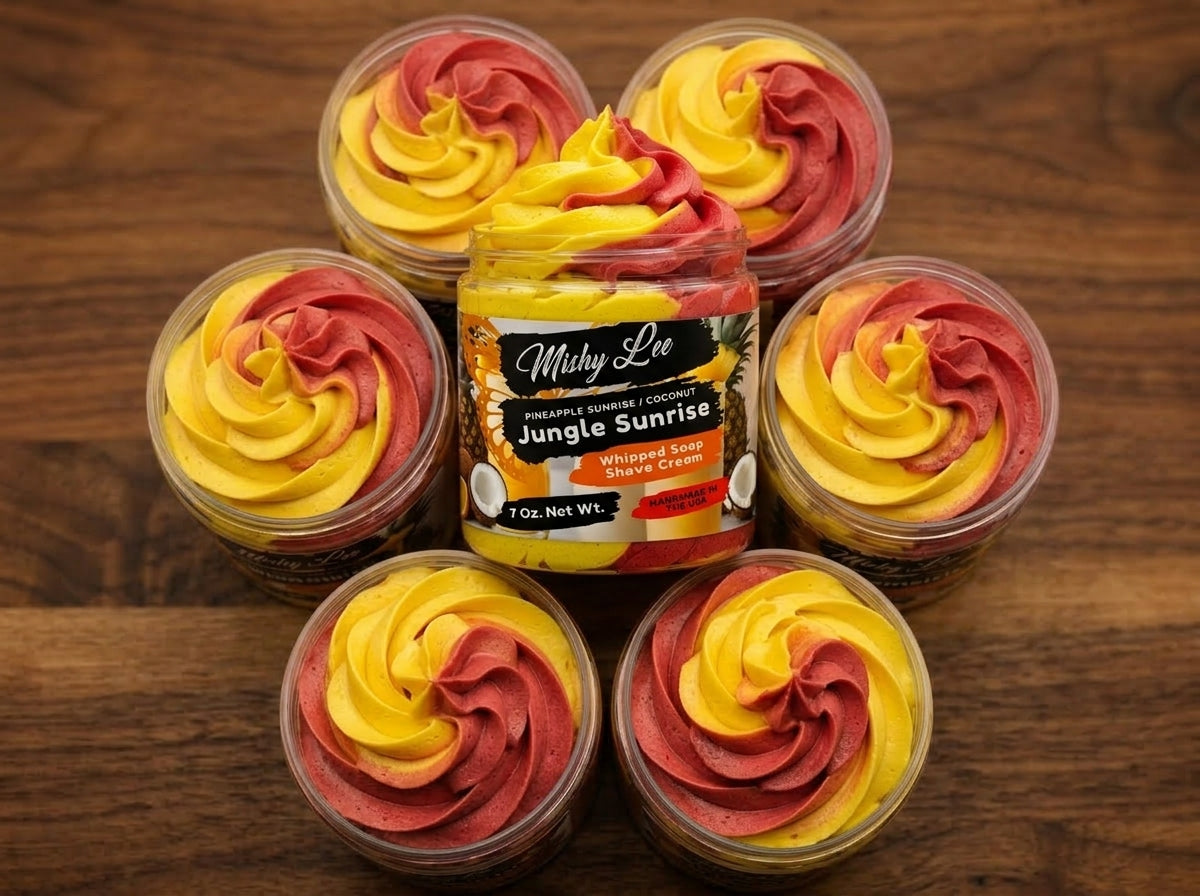 Jungle Sunrise Whipped Soap and Shave Cream