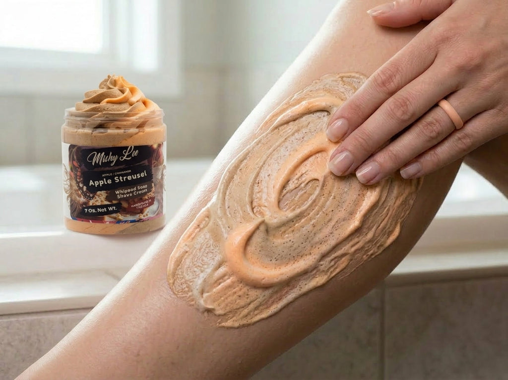 Apple Streusel Whipped Soap and Shave Cream