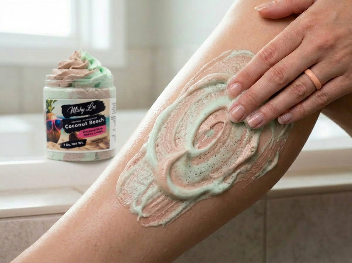 Coconut Beach Whipped Soap and Shave Cream