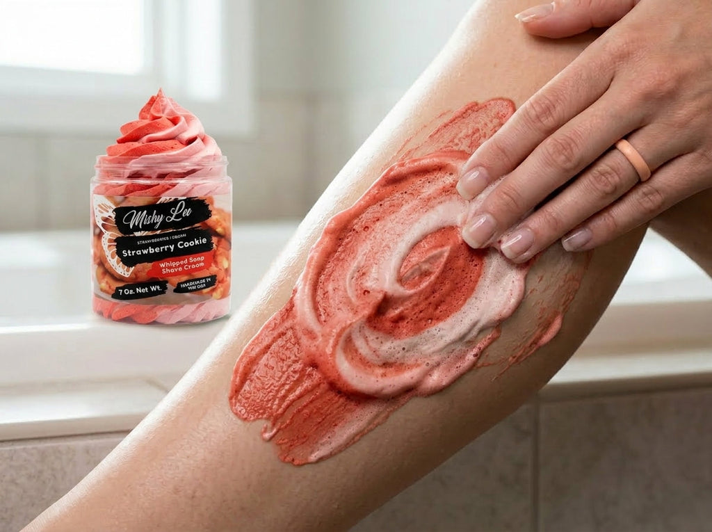 Strawberry Cookie Whipped Soap and Shave Cream