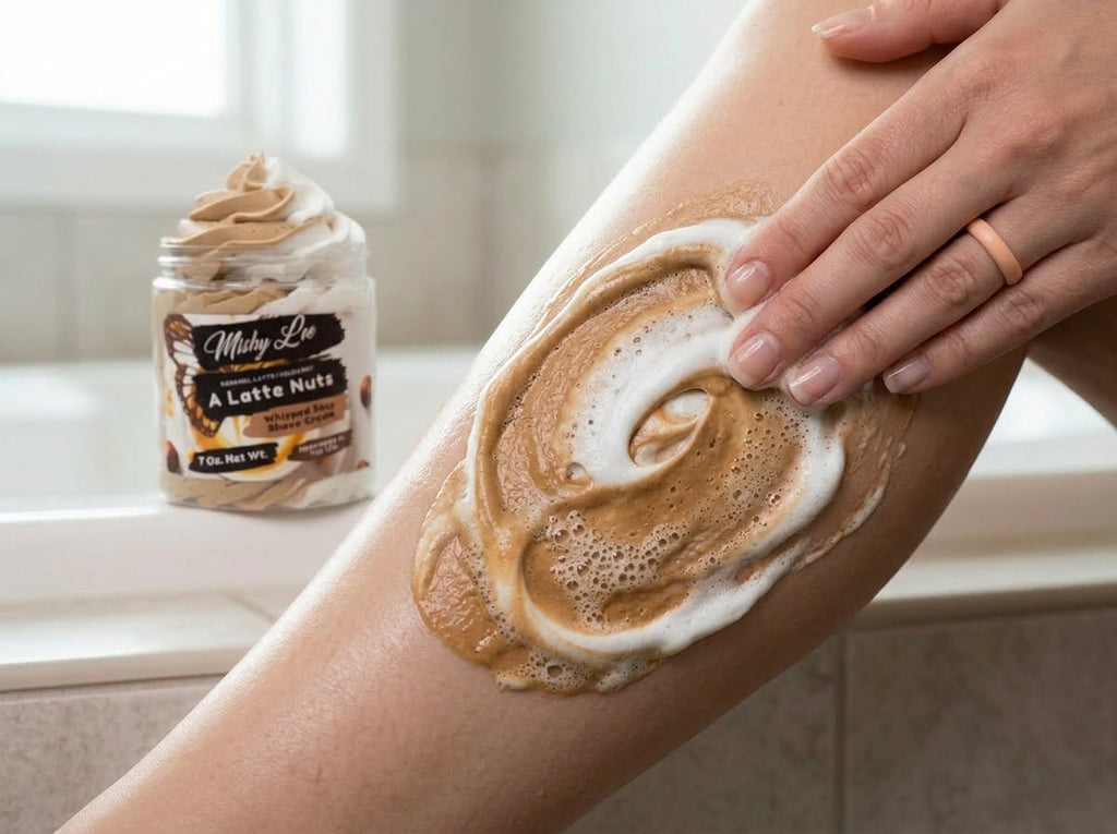 A Latte Nuts Whipped Soap and Shave Cream
