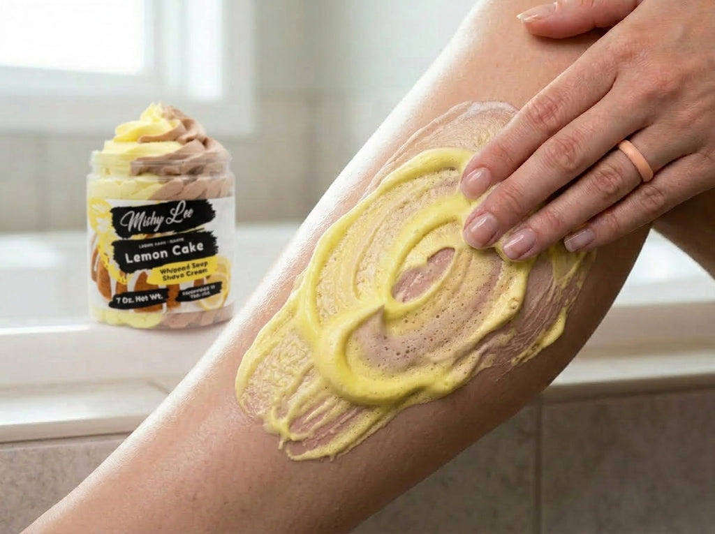 Lemon Cake Whipped Soap and Shave Cream