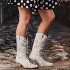 White Rhinestone Cowgirl Boots (Wedding Cowgirl Boots)