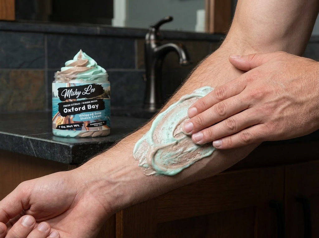 Oxford Bay Men's Whipped Soap and Shave Cream