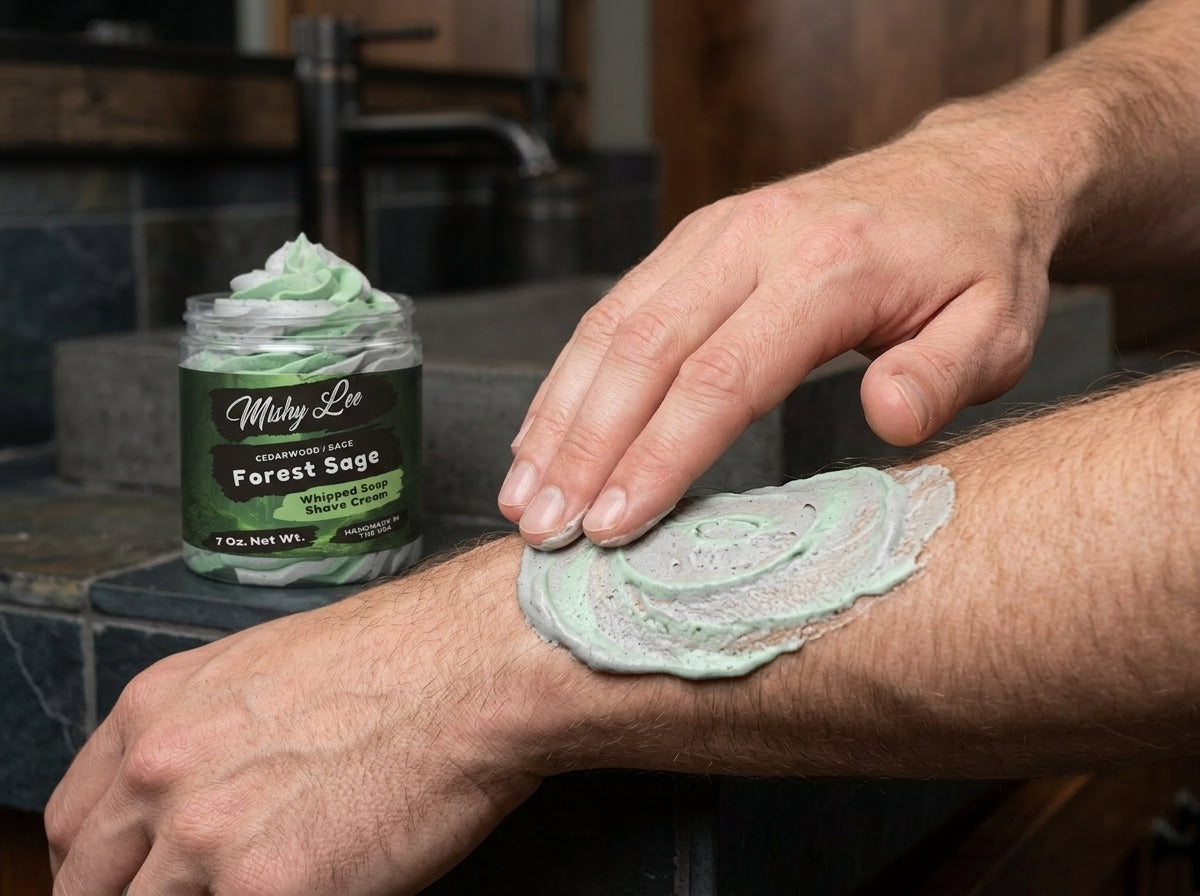 Forest Sage Men's Whipped Soap and Shave Cream