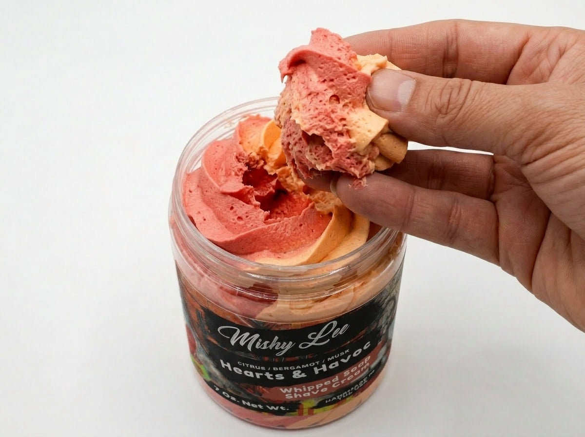 Hearts & Havoc Men's Whipped Soap and Shave Cream
