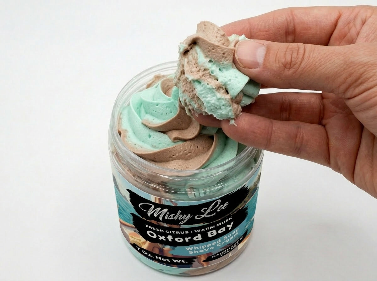 Oxford Bay Men's Whipped Soap and Shave Cream