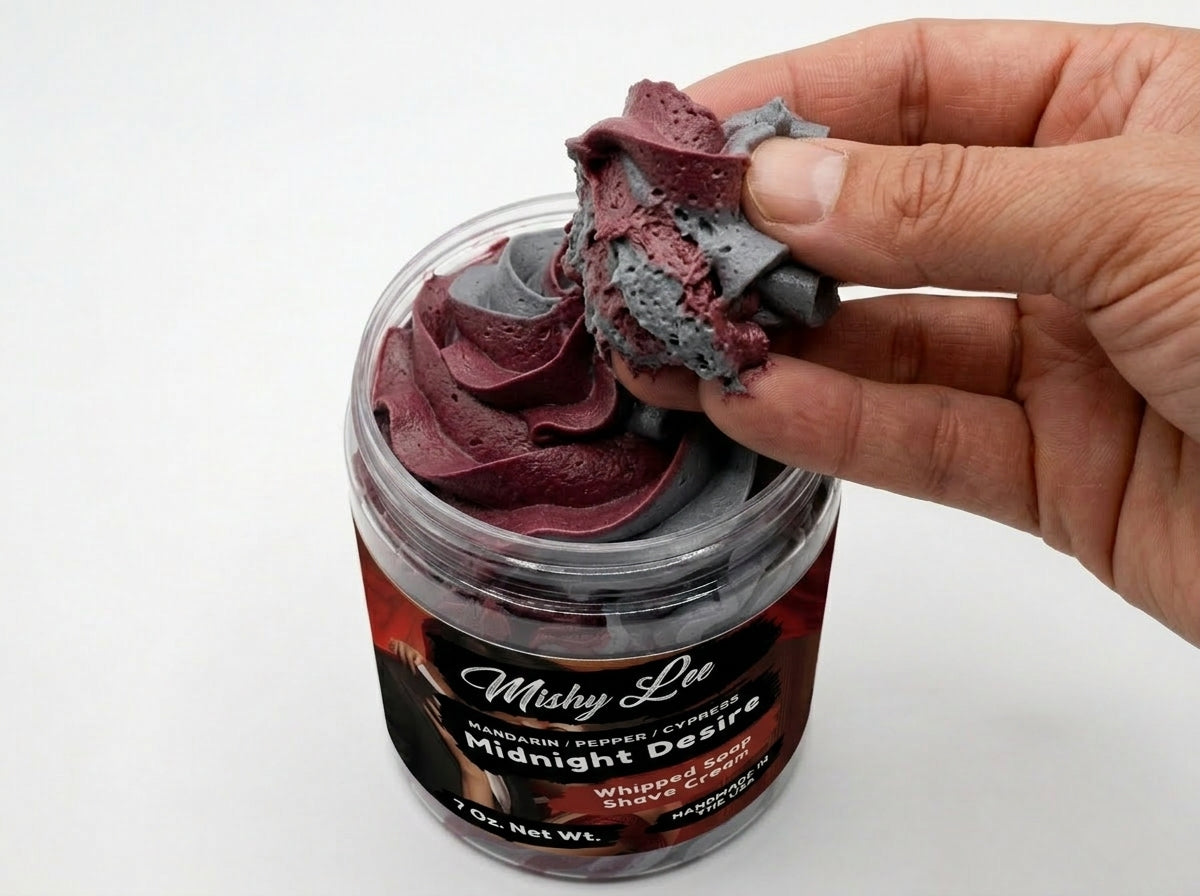 Midnight Desire Men's Whipped Soap and Shave Cream