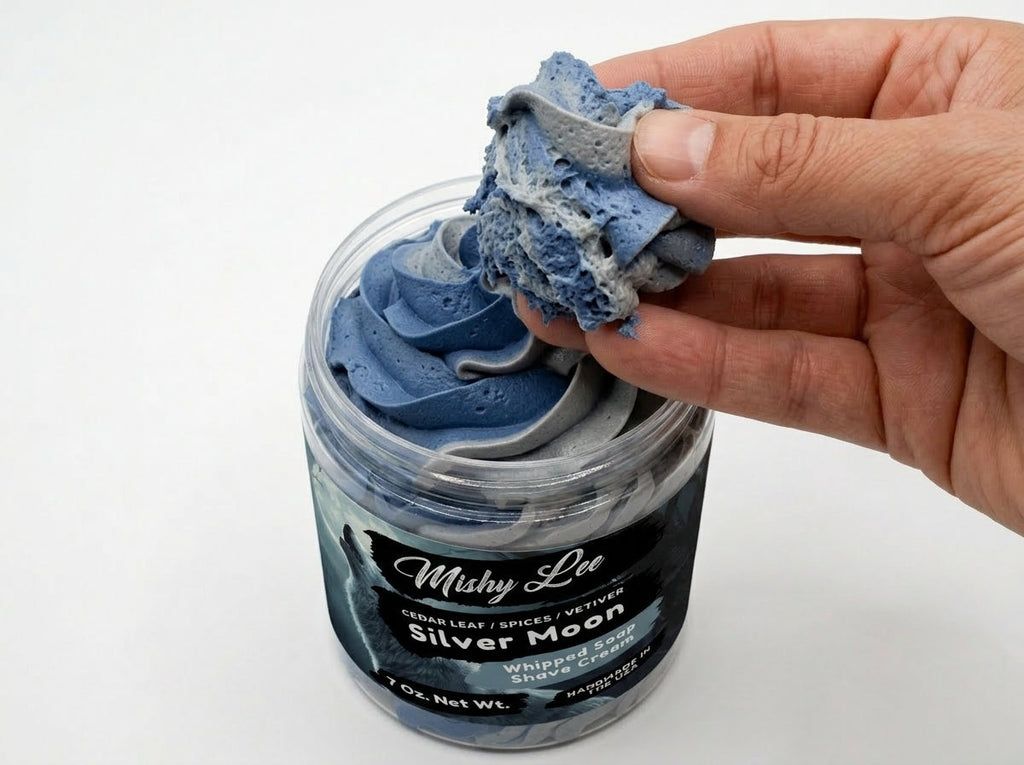 Silver Moon Men's Whipped Soap and Shave Cream