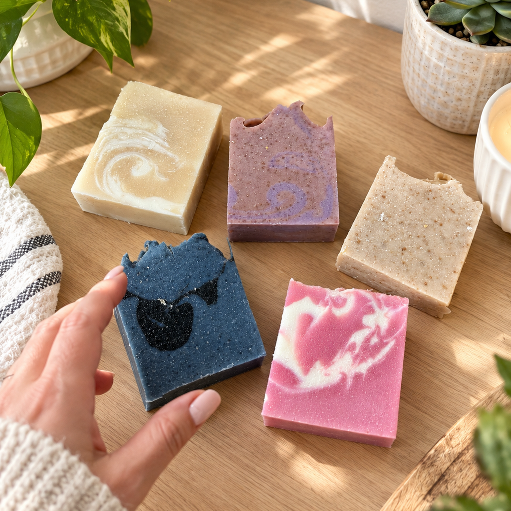 Handcrafted Tallow Soap - Mahogany Teakwood | Warm Woodsy Scent