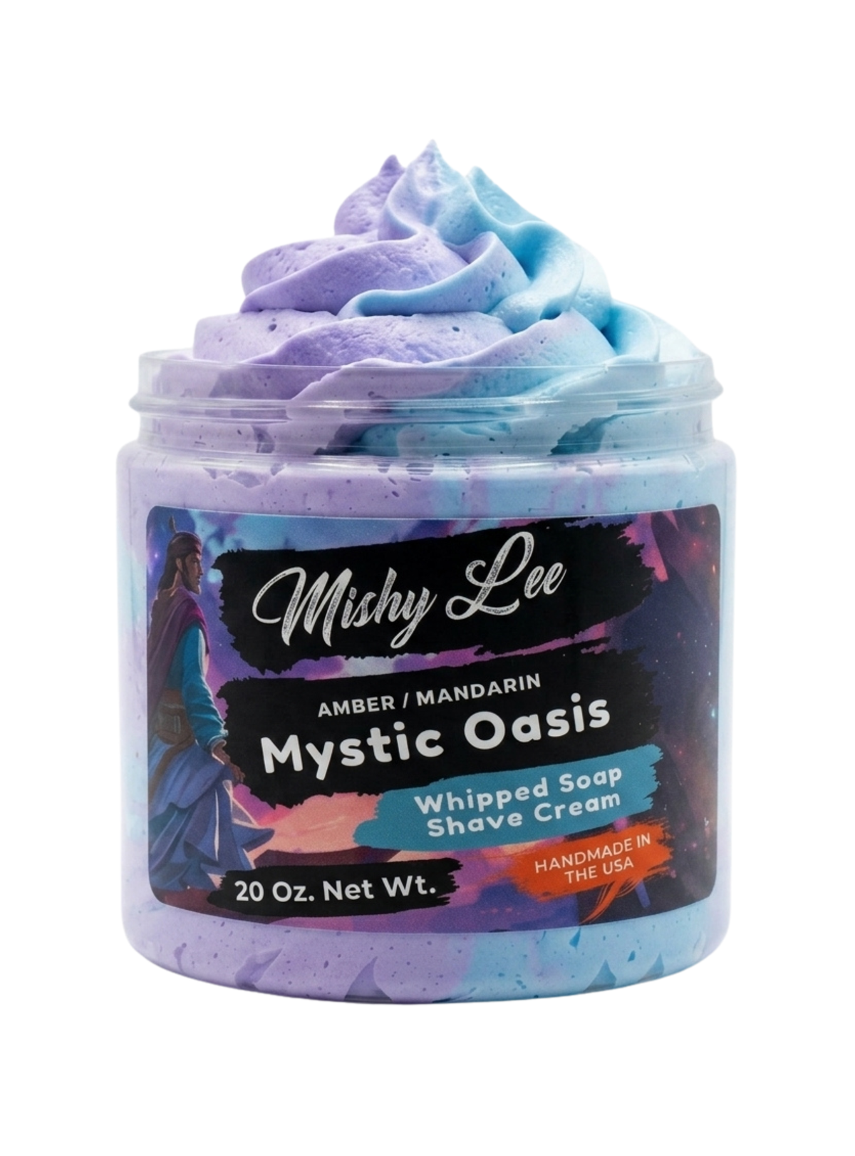 Mystic Oasis Men's Whipped Soap and Shave Cream