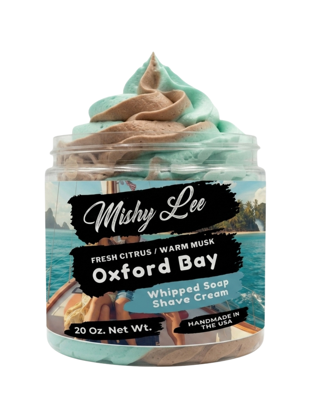 Oxford Bay Men's Whipped Soap and Shave Cream