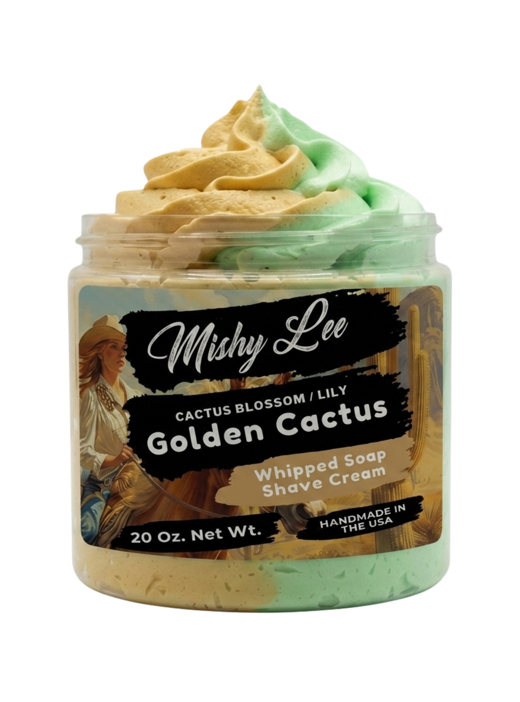 Golden Cactus Whipped Soap and Shave Cream