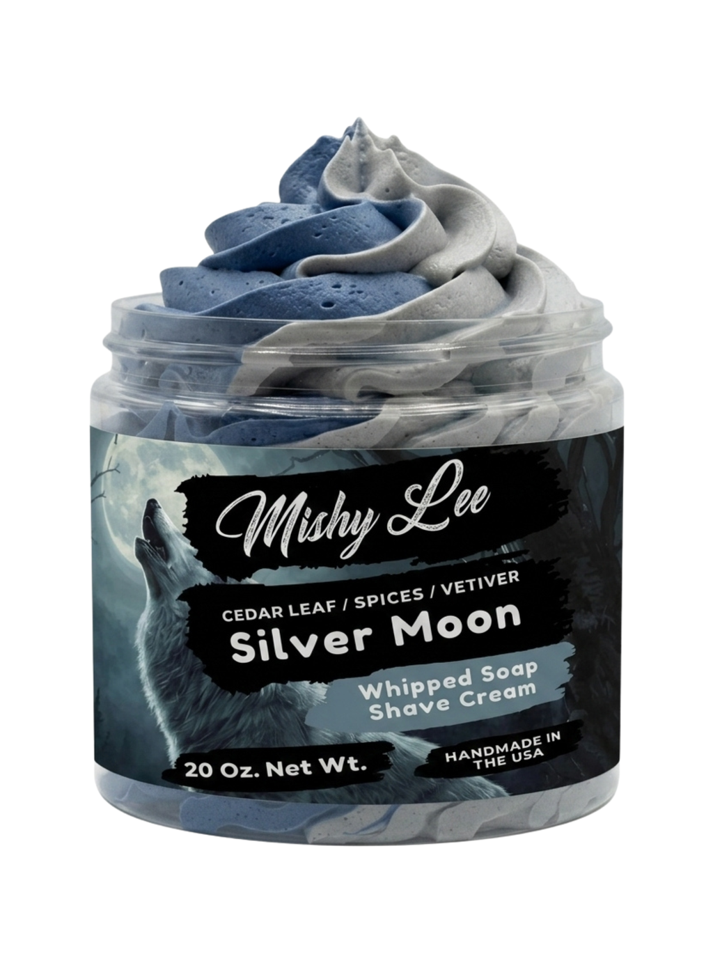 Silver Moon Men's Whipped Soap and Shave Cream