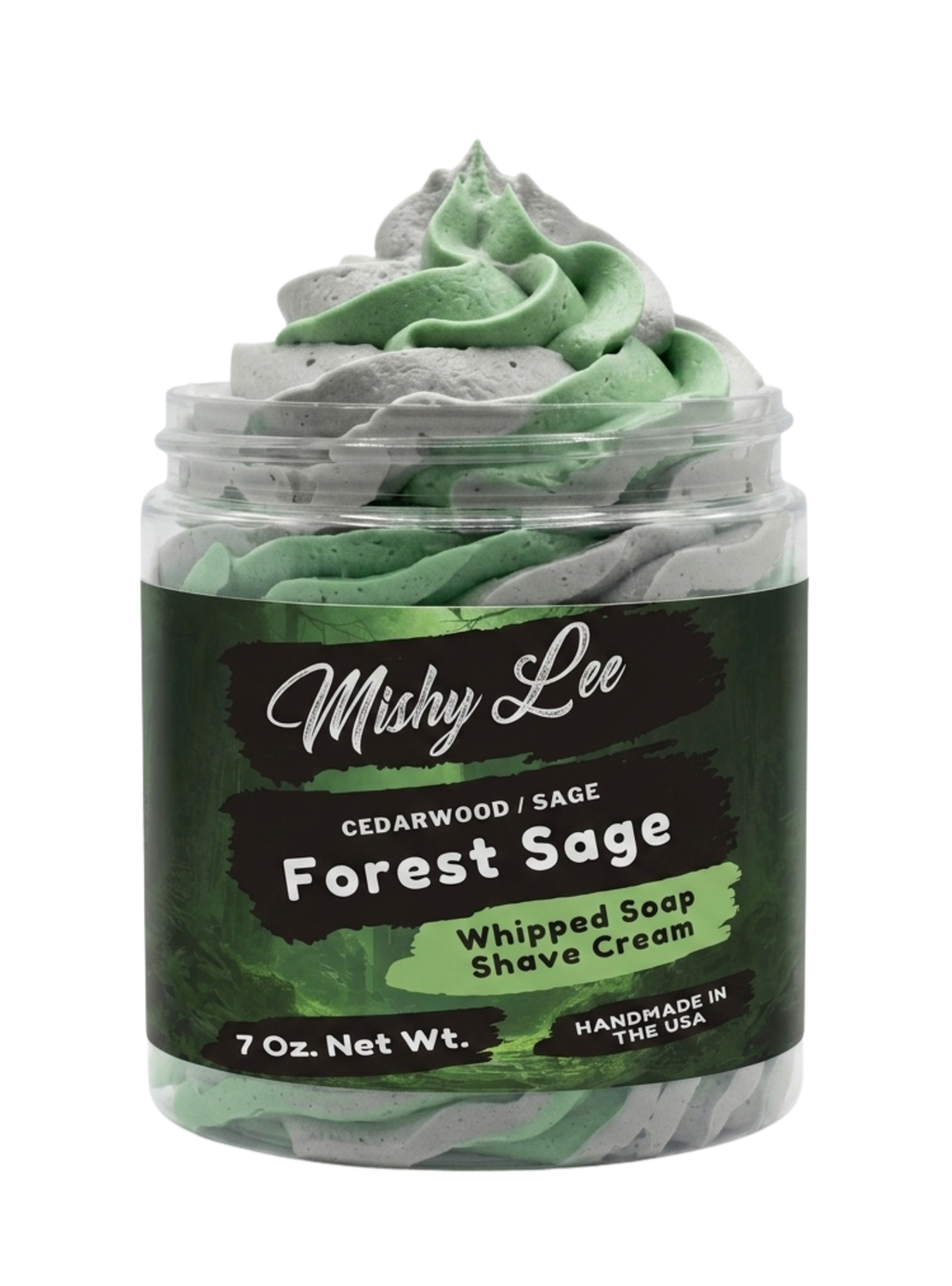 Forest Sage Men's Whipped Soap and Shave Cream