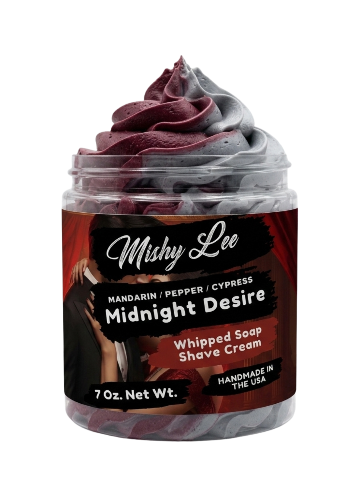 Midnight Desire Men's Whipped Soap and Shave Cream