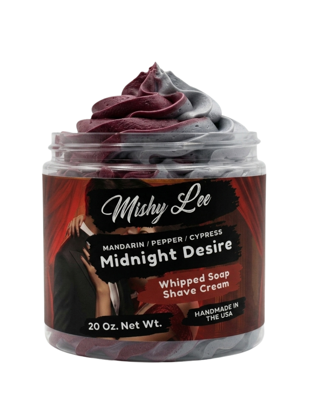 Midnight Desire Men's Whipped Soap and Shave Cream