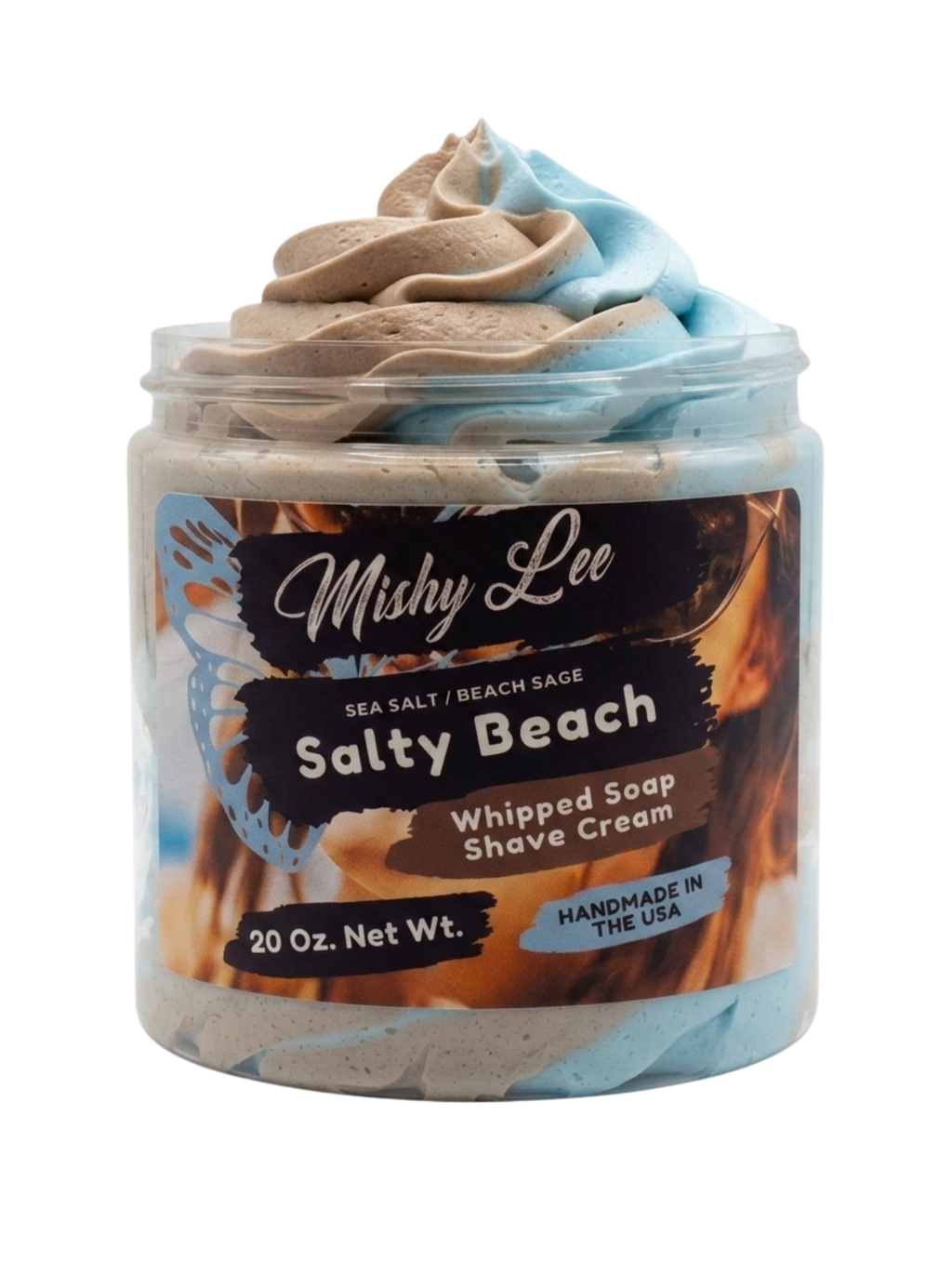 Salty Beach Whipped Soap and Shave Cream