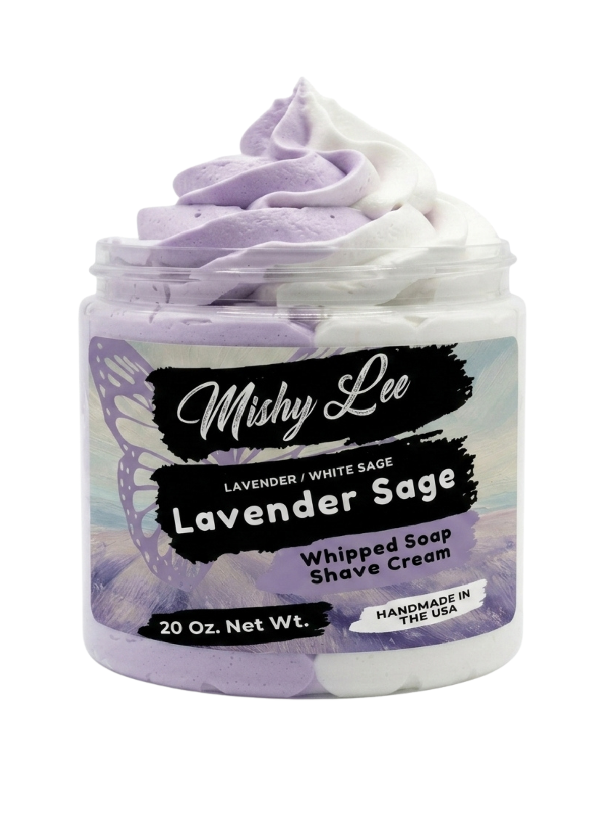 Lavender Sage Whipped Soap and Shave Cream