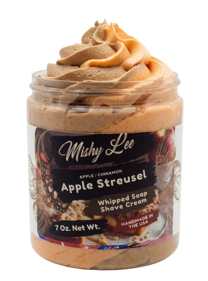 Apple Streusel Whipped Soap and Shave Cream