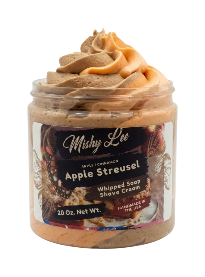 Apple Streusel Whipped Soap and Shave Cream