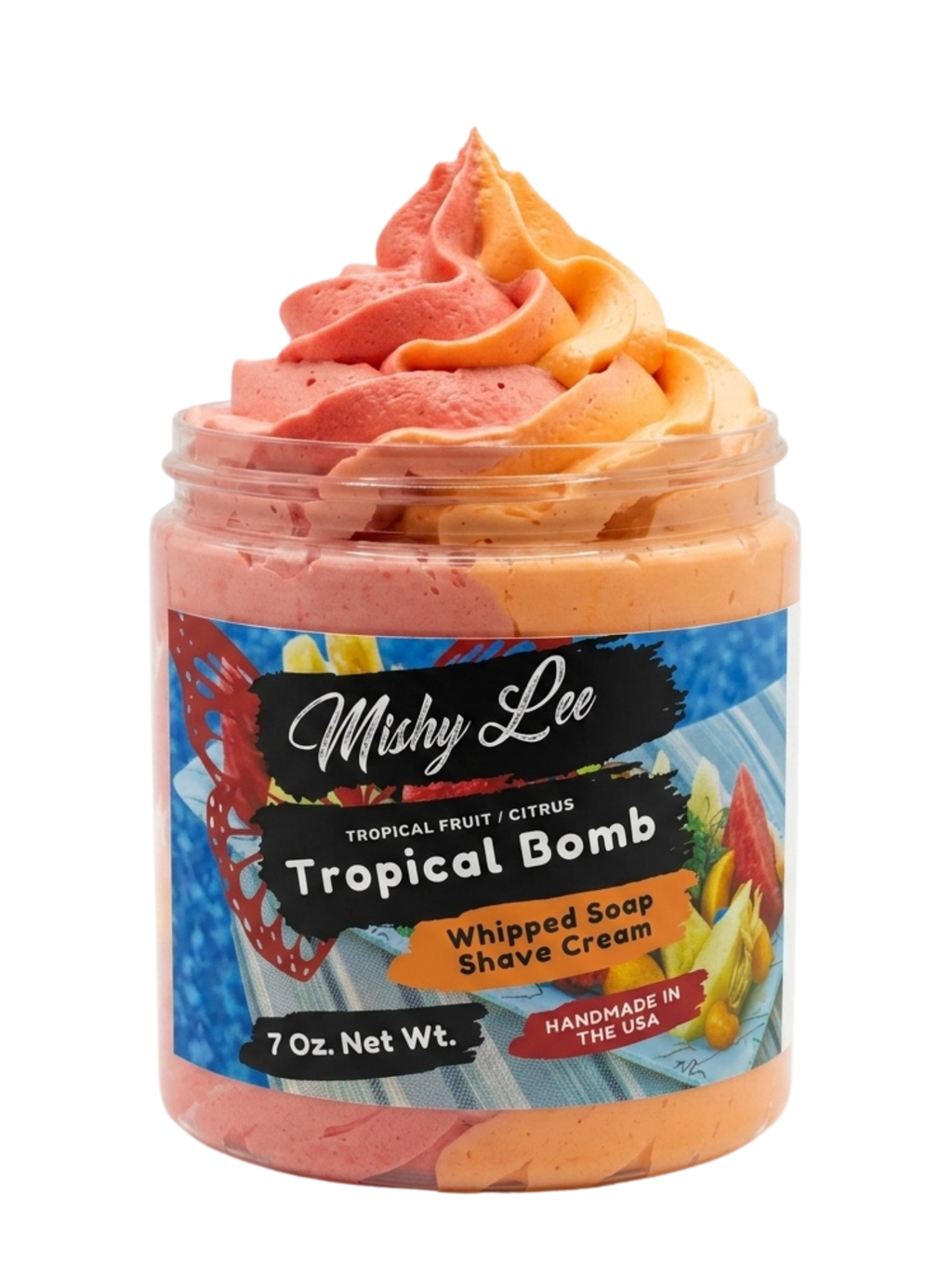 Tropical Fruit Bomb Whipped Soap and Shave Cream