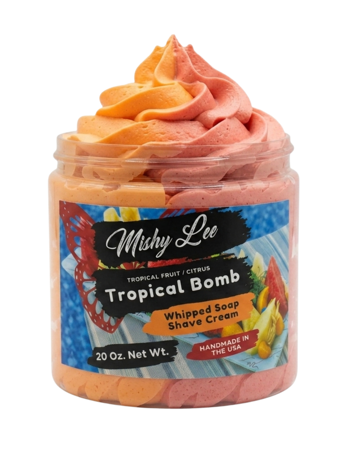 Tropical Fruit Bomb Whipped Soap and Shave Cream