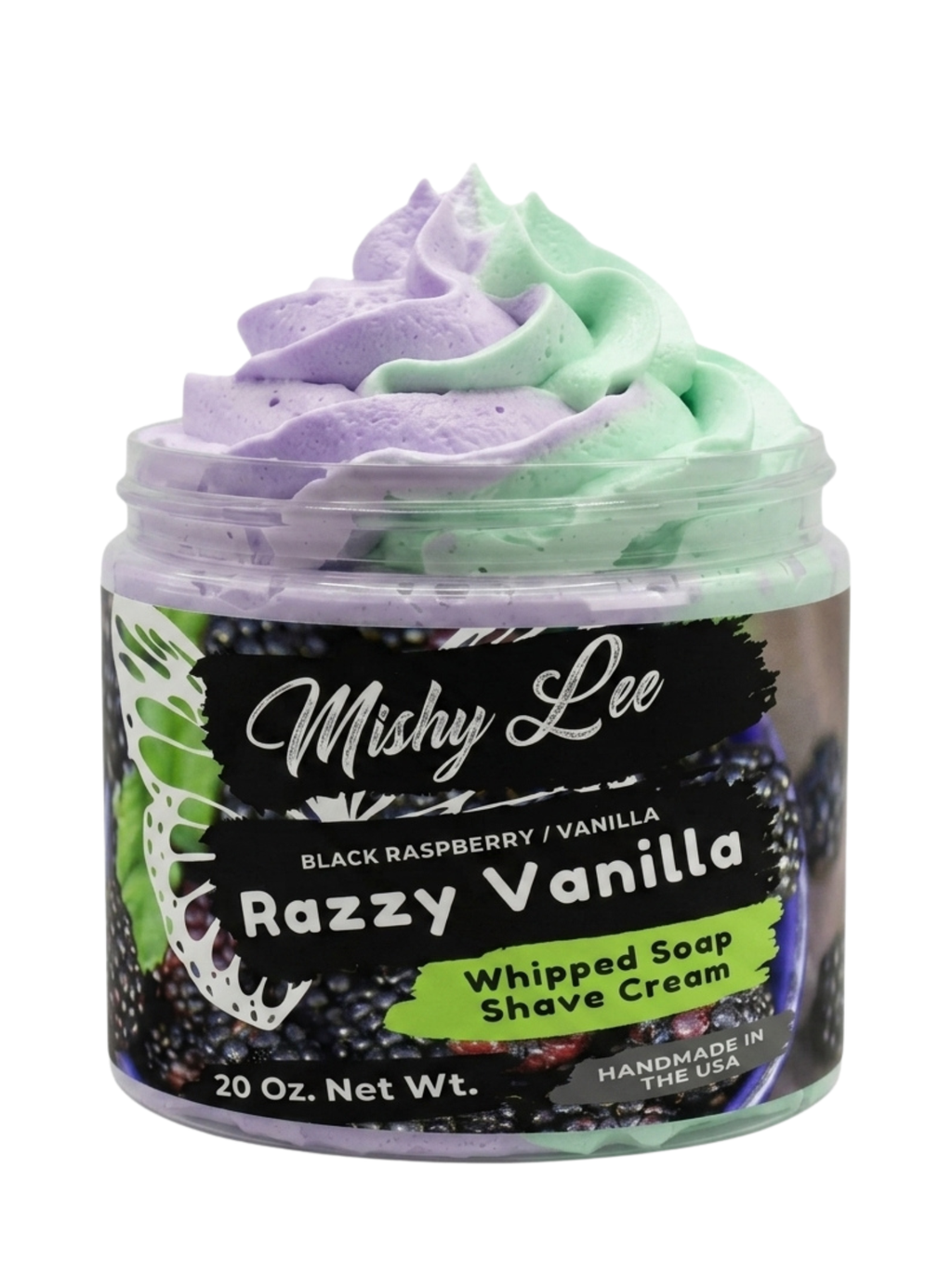 Razzy Vanilla Whipped Soap and Shave Cream