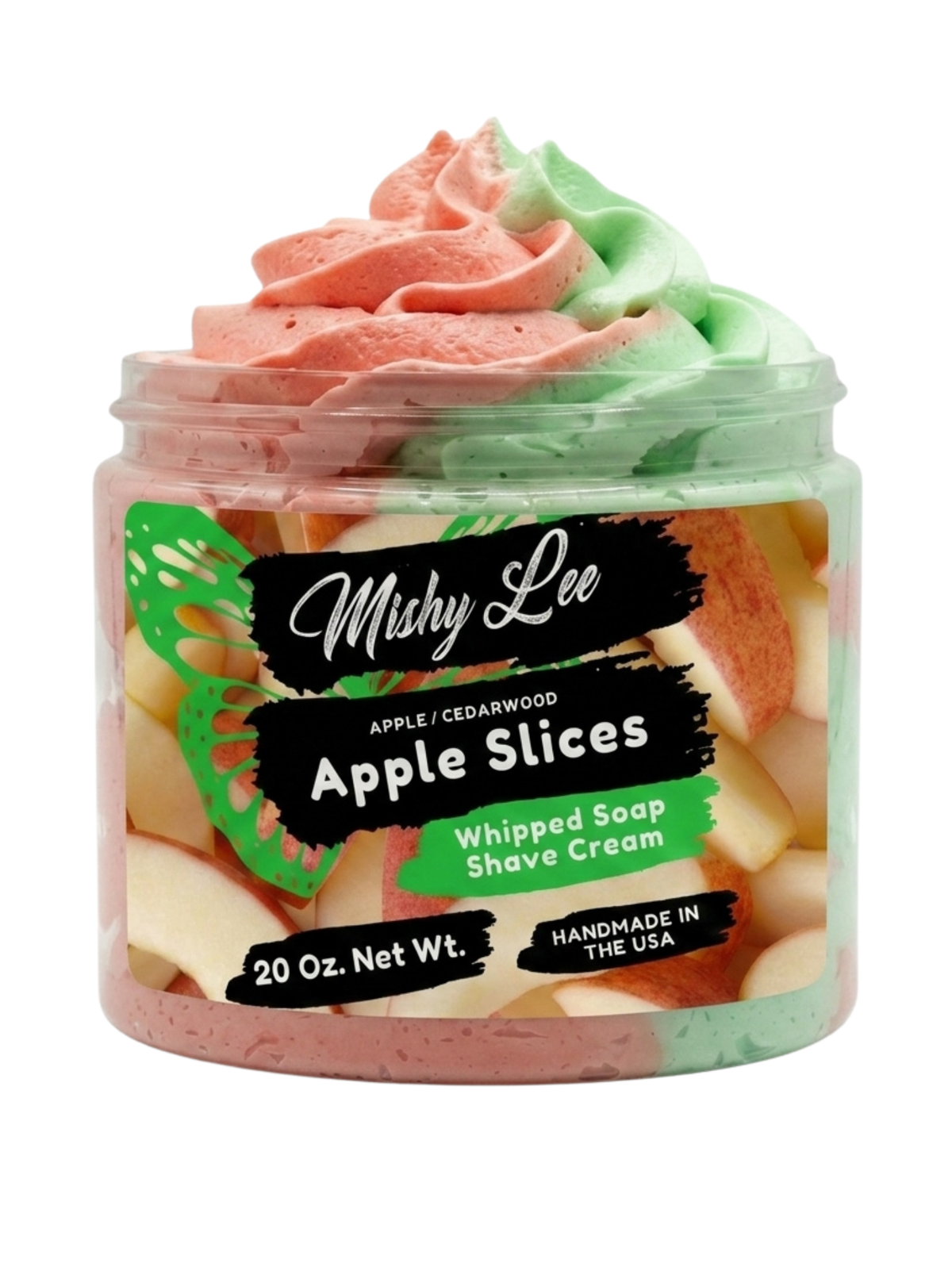 Apple Slices Whipped Soap and Shave Cream