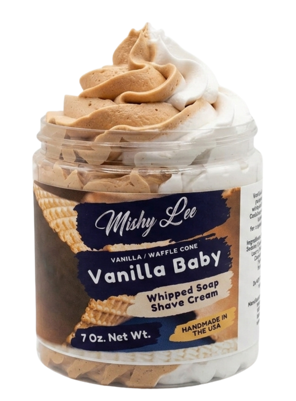 Vanilla Baby Whipped Soap and Shave Cream