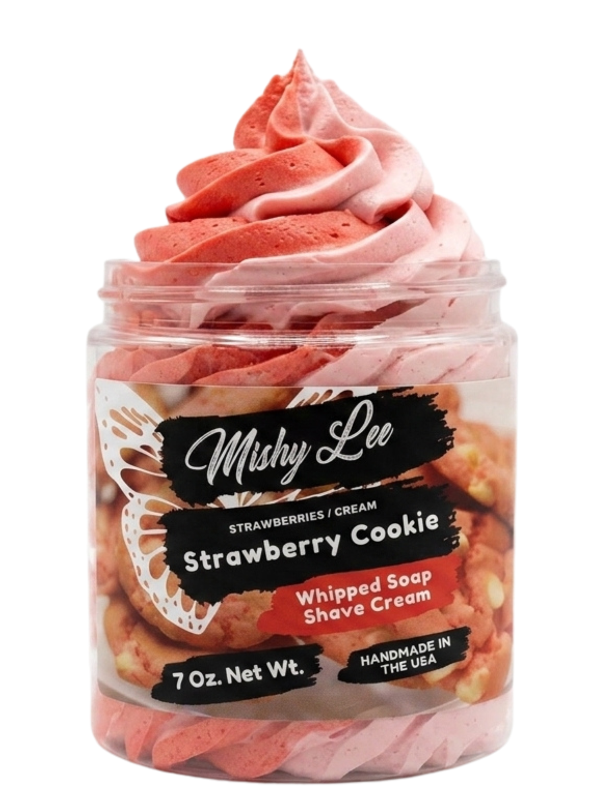 Strawberry Cookie Whipped Soap and Shave Cream
